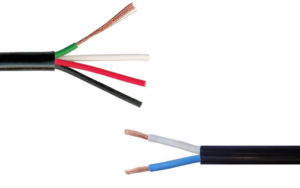 tipos de fios e cabos elétricos coloridos