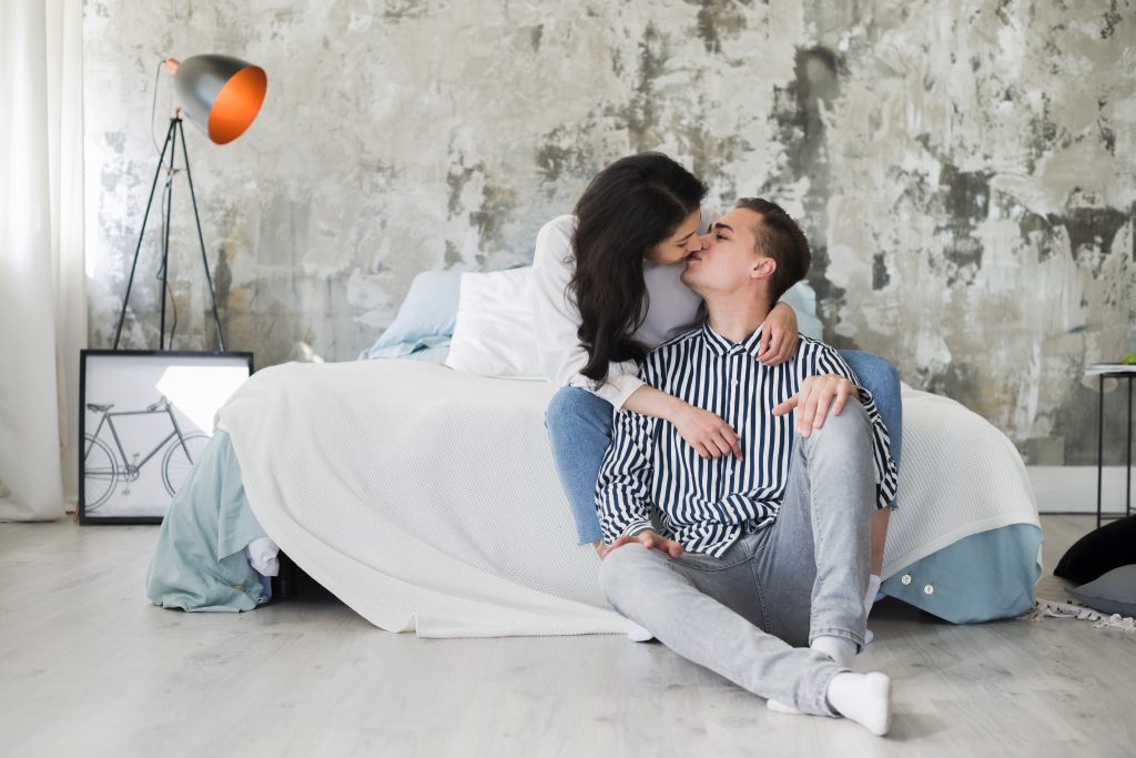 Quarto Decorado Em Estilo Industrial Foto Freepik