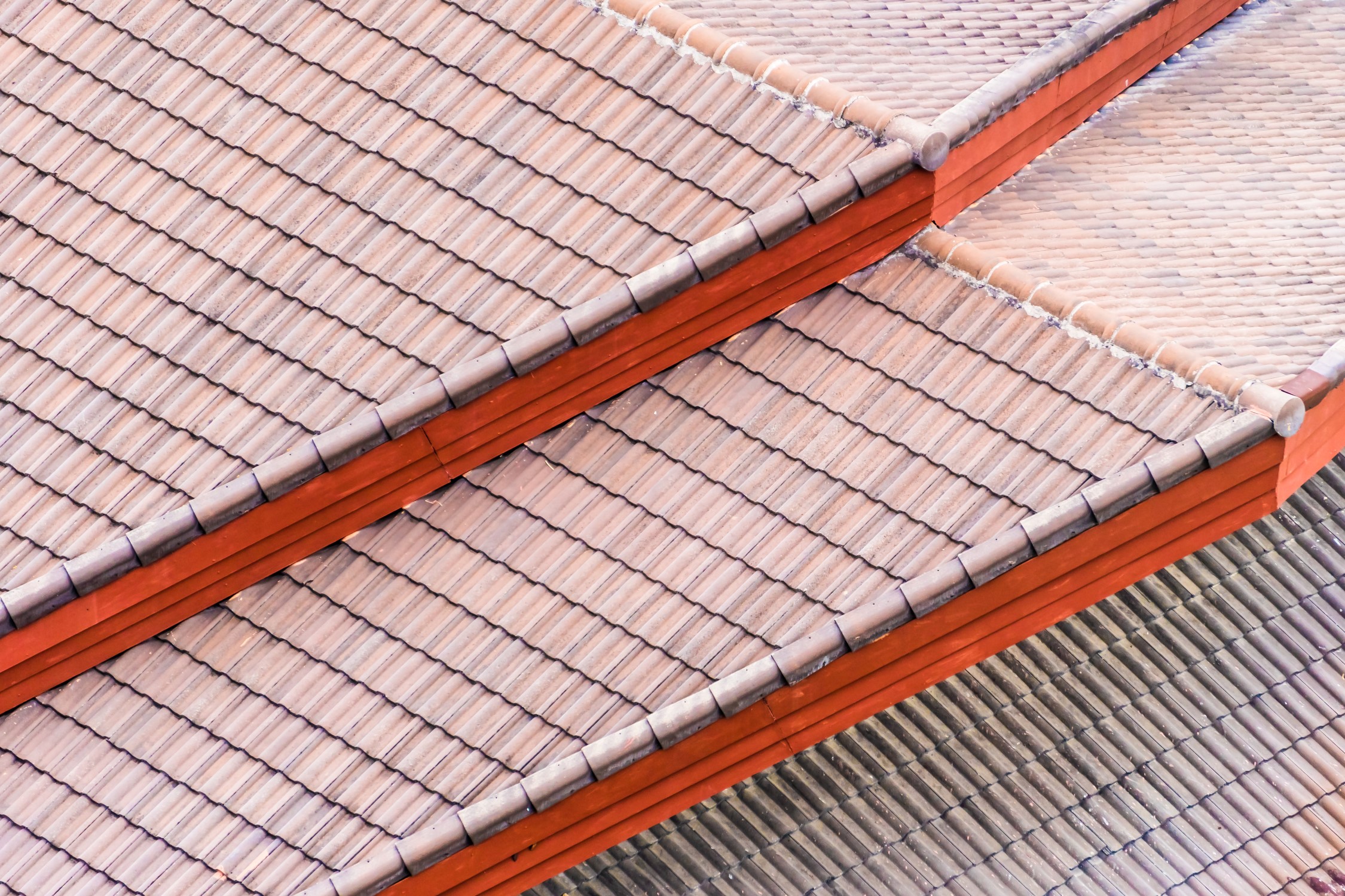Telhado Com Telha De Cerâmica