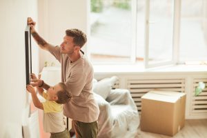 Father And Son Hanging Picture