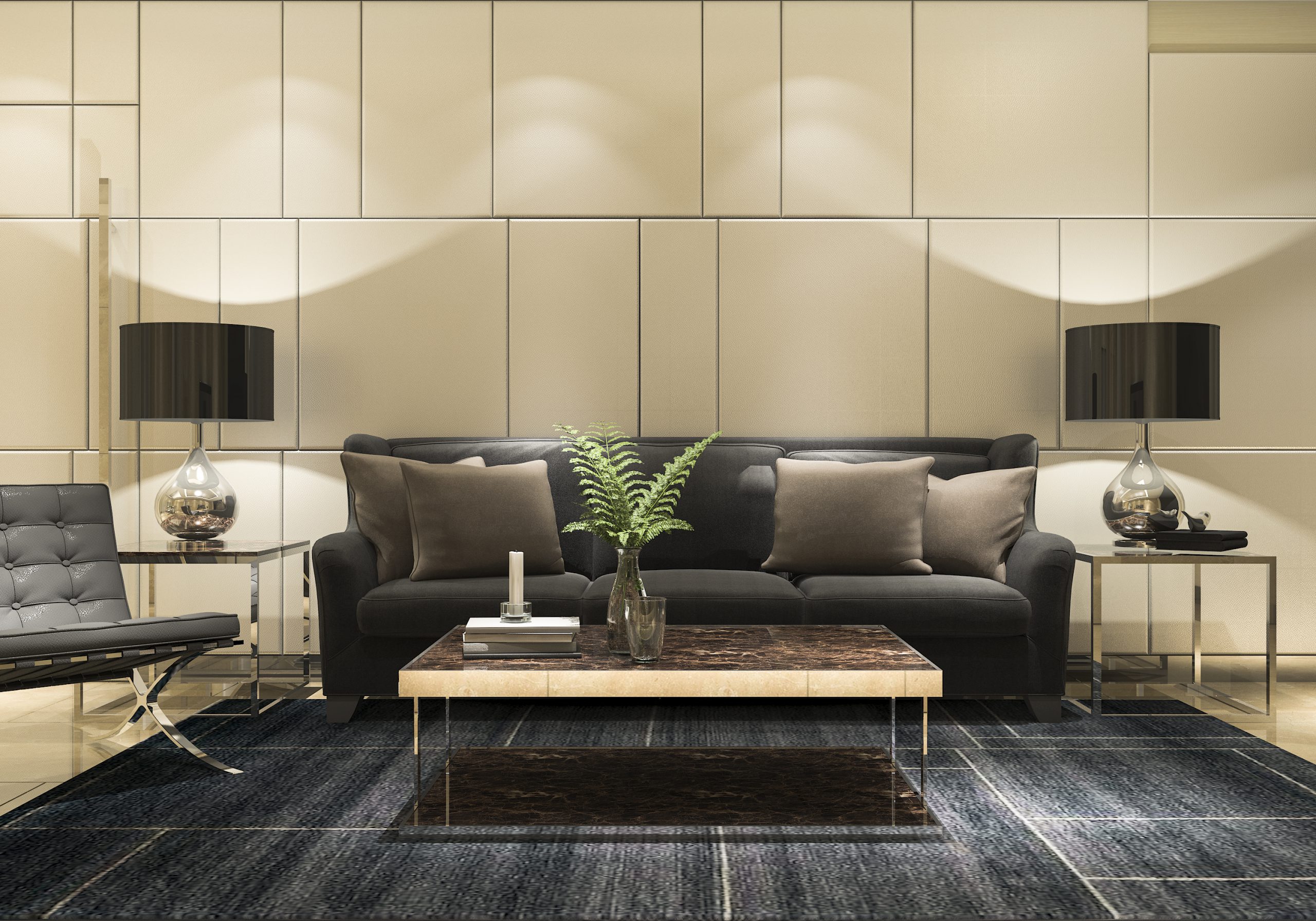 3d Rendering Luxury And Modern Living Room With Go 2021 08 28 09 59 54 Utc