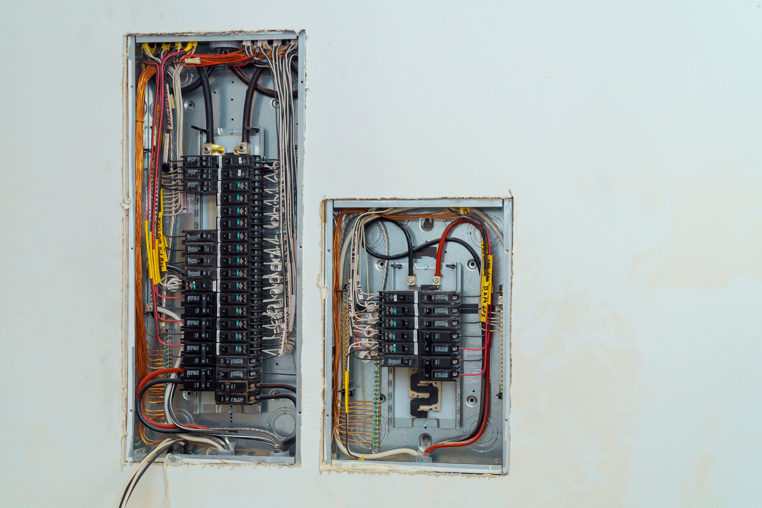 Voltage Switchboard With Circuit Breakers Electrical