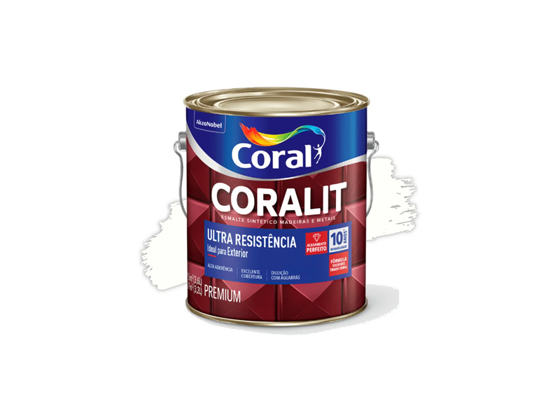 Tinta Esmalte Sintético Coral Coralit