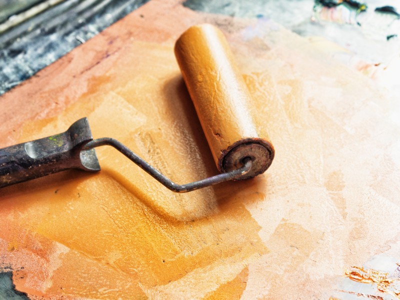 rolo de pintura